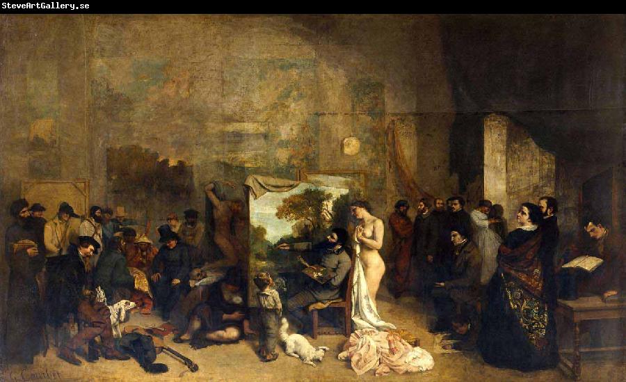 Gustave Courbet The Artists Studio